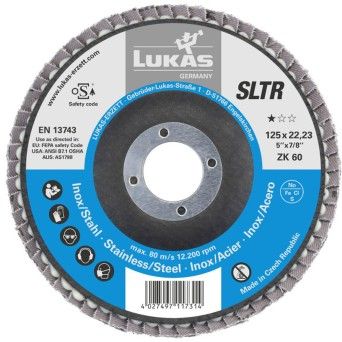 LUKAS SLTR 115 ZK Base-X - Discos Lamelares para Inox