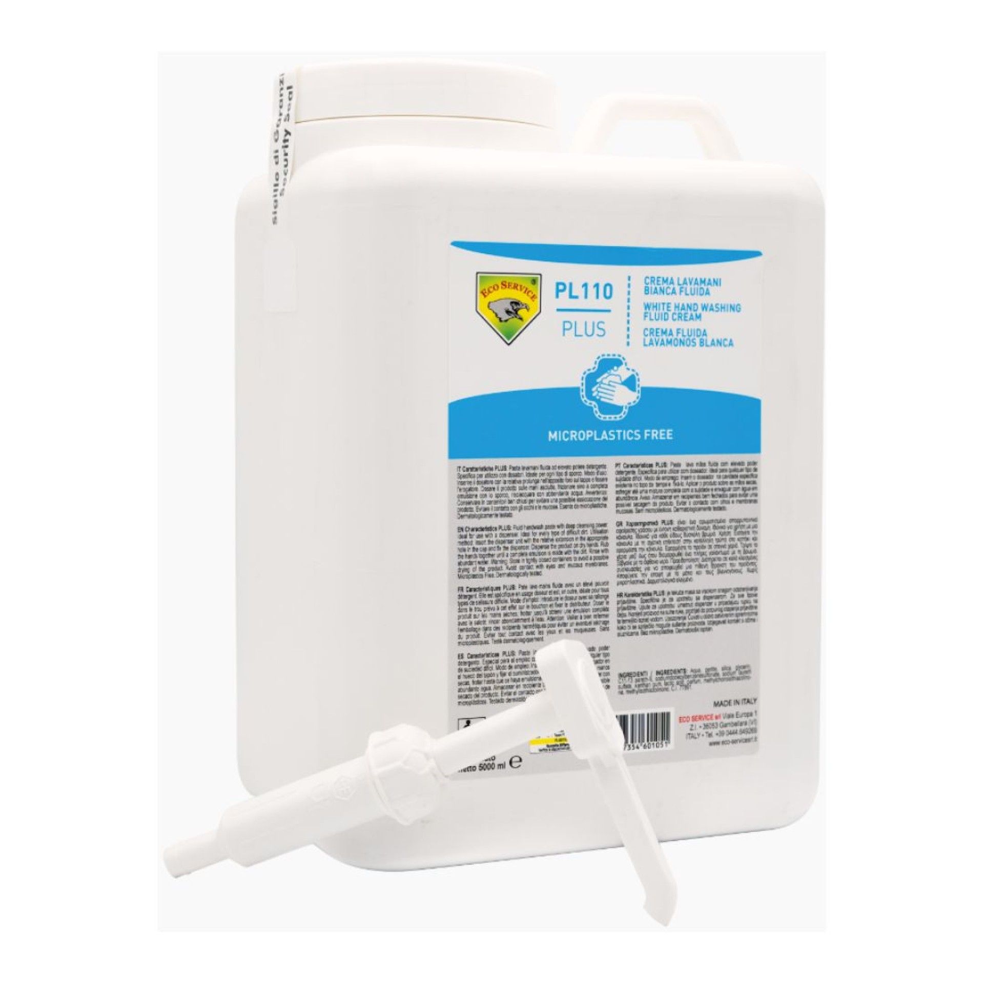 Ecoservice Plus Pasta Lava Ma~os Fluida com Elevado Poder Detergente - PL110 Ecoservice Plus Pasta Lava Ma~os Fluida com Elevado Poder Detergente - PL110