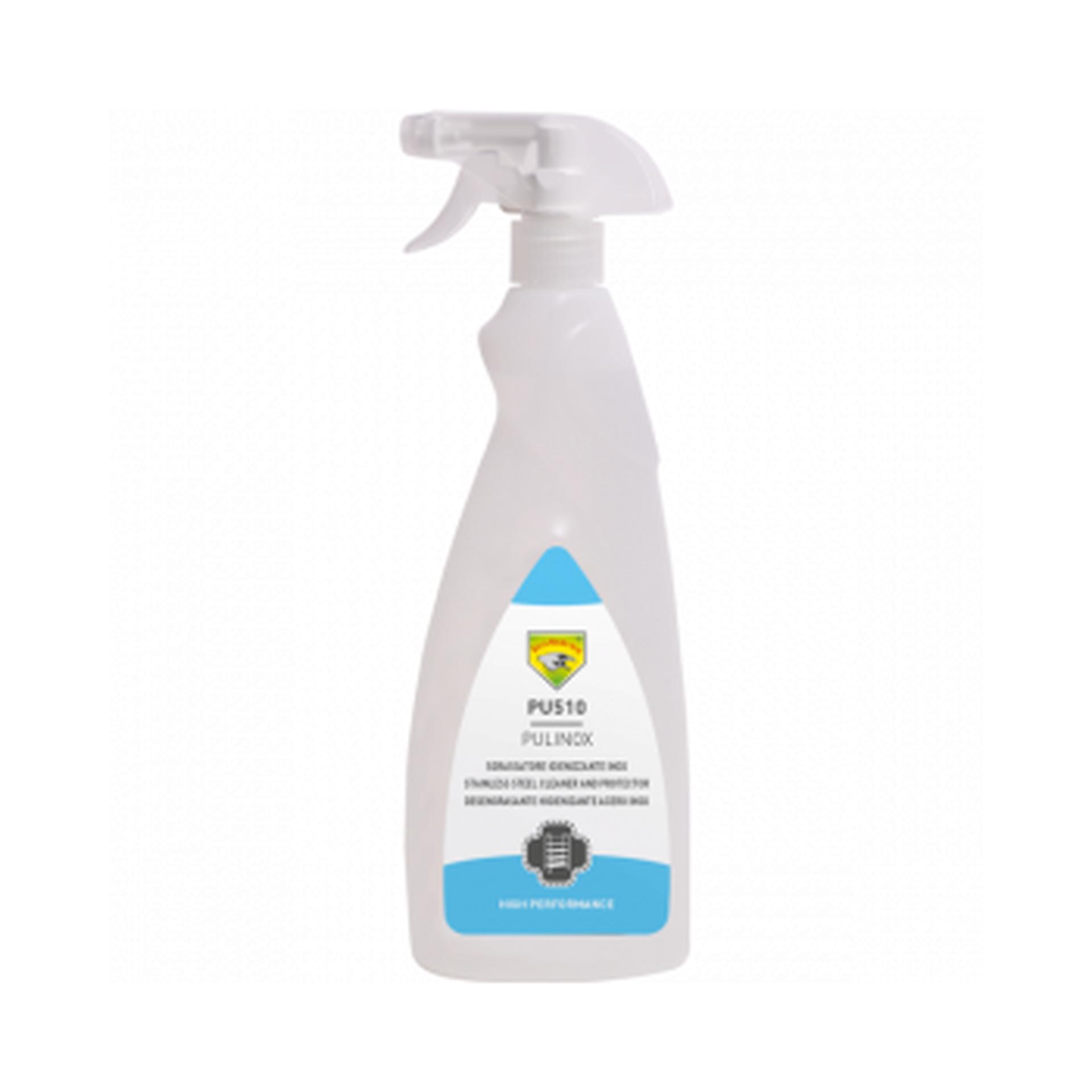 Ecoservice Limpeza e Higieniza Superfícies de Aço Inoxidável e Cromadas Pulinox Trigger - PU510 Ecoservice Limpeza e Higieniza Superfícies de Aço Inoxidável e Cromadas Pulinox Trigger - PU510