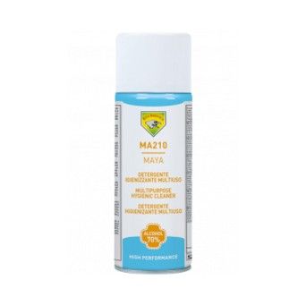 Ecoservice Maya Spray - Detergente antibacteriano multiusos com elevado teor de lcool