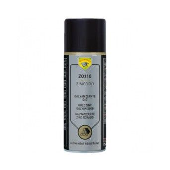 Ecoservice Zinco Ouro  Spray - Protetor antiferrugem em tom ouro mate com um elevado poder de cobert