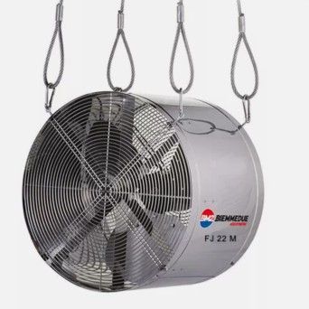 BIEMMEDUE FJ 22 T - Ventilador Inox