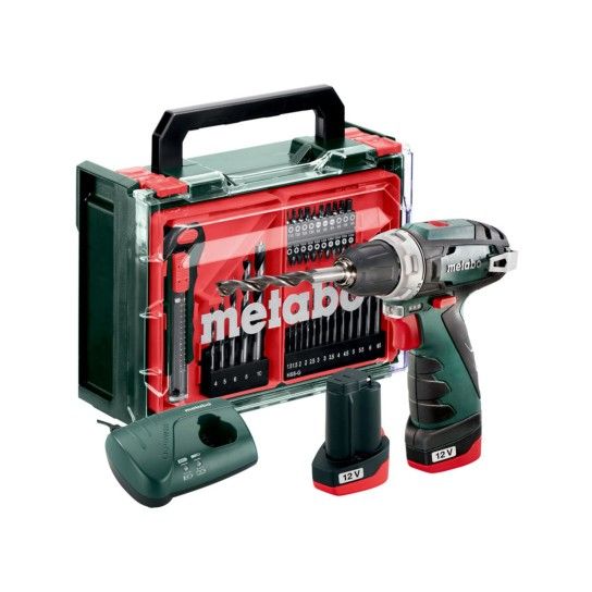 METABO POWERMAXX BS BASIC SET MW 2X2,0Ah Berbequim Aparf. S/Fio