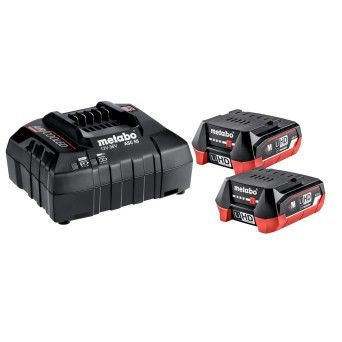 METABO 85301 SET LiHD 4,0 Ah 2 Baterias + Carregador