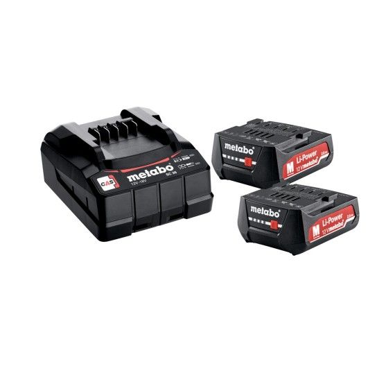 METABO 85300 SET 2,0 Ah 2 Baterias +  Carregador