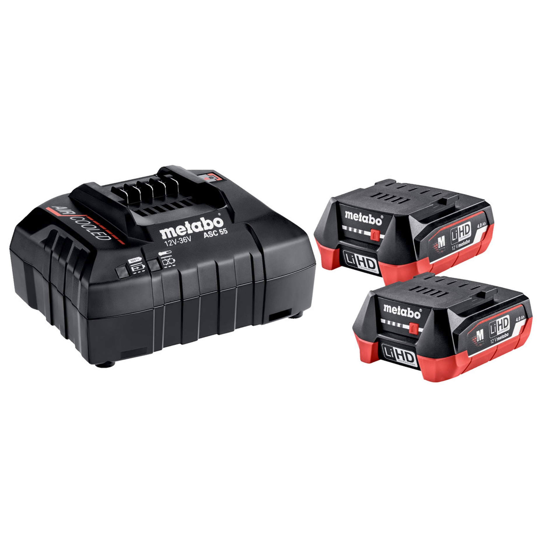 METABO 85301 SET LiHD 4,0 Ah 2 Baterias + Carregador
