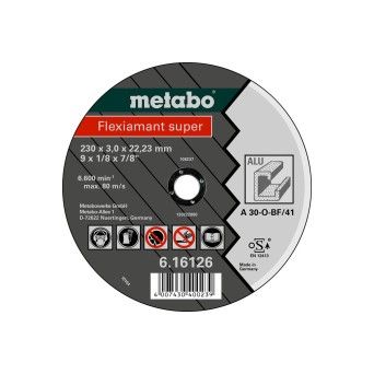 METABO 16126 Disco C.Alum.  230X3,0 A30O#