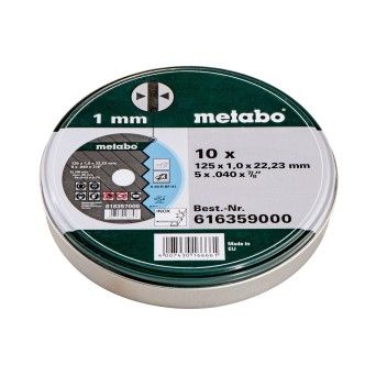 METABO 16359 Conj.10Disco Corte Cx.Metal
