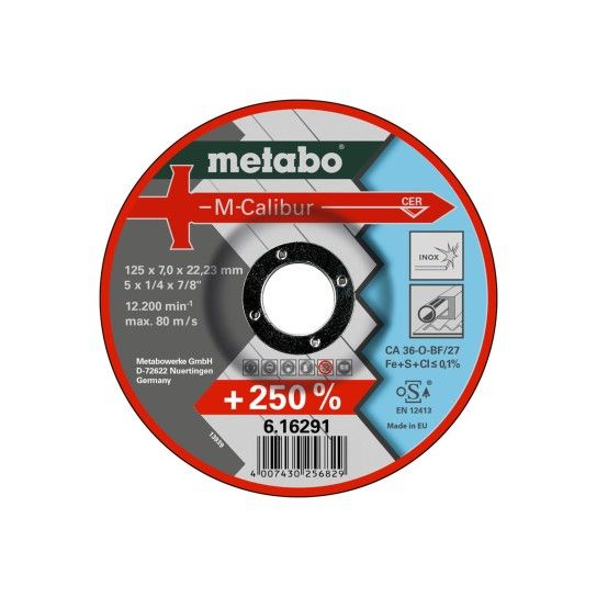 METABO 16291 Mcalibur 125X7,0X22,23Mm