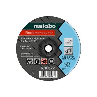 METABO 16604 Disco R.Inox 150X6,0 A36O#
