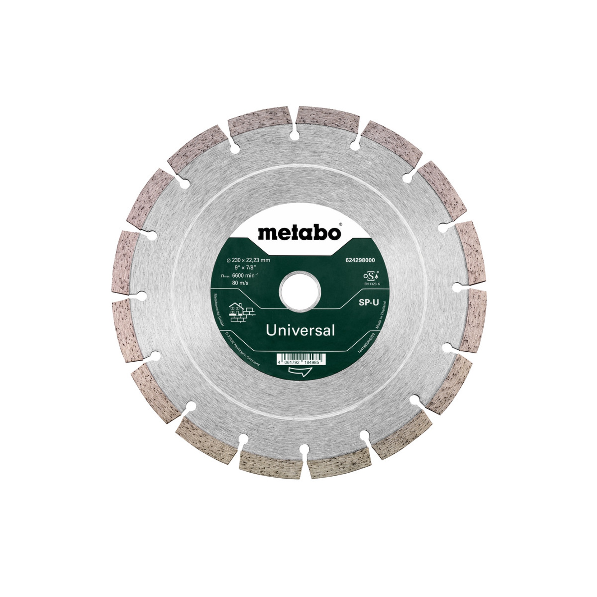 METABO 24298 Disco Diamantado 230X22,23 METABO 24298 Disco Diamantado 230X22,23