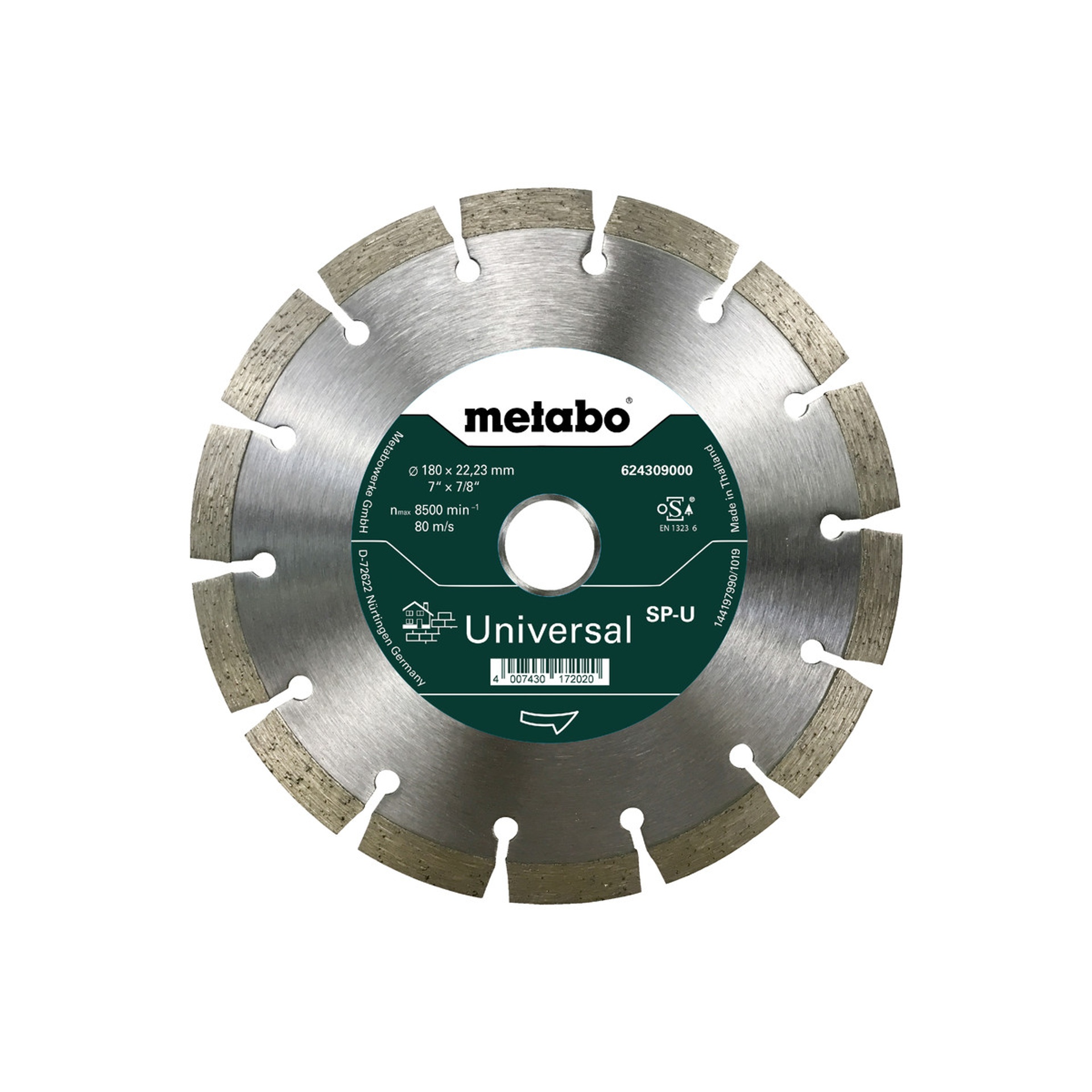 METABO 24309 Disco Corte Diamantado 180M METABO 24309 Disco Corte Diamantado 180M