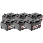 METABO 25151 Set 6 Baterias Lipower 18V4.0 Ah