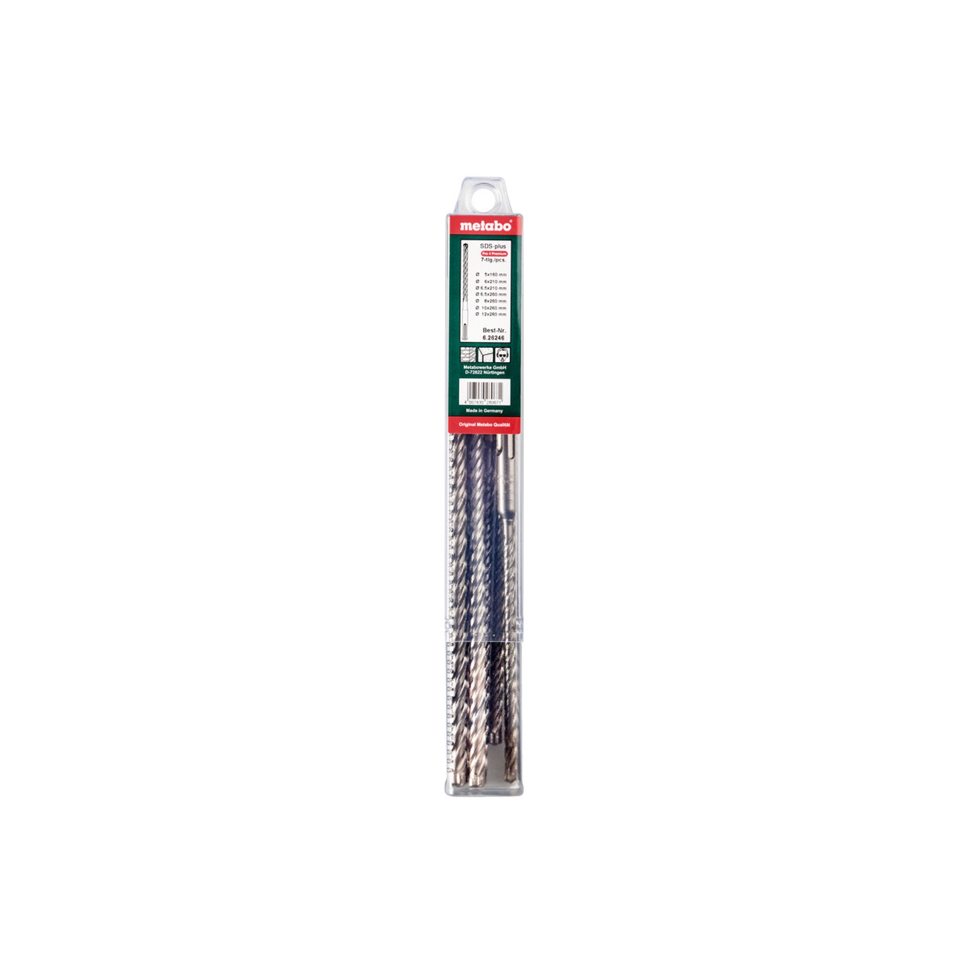 METABO 26246 Conjunto 7 Brocas Sdsplus METABO 26246 Conjunto 7 Brocas Sdsplus