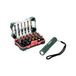 METABO 26721 Cj.29 Pcs. + Mini Lanterna METABO 26721 Cj.29 Pcs. + Mini Lanterna
