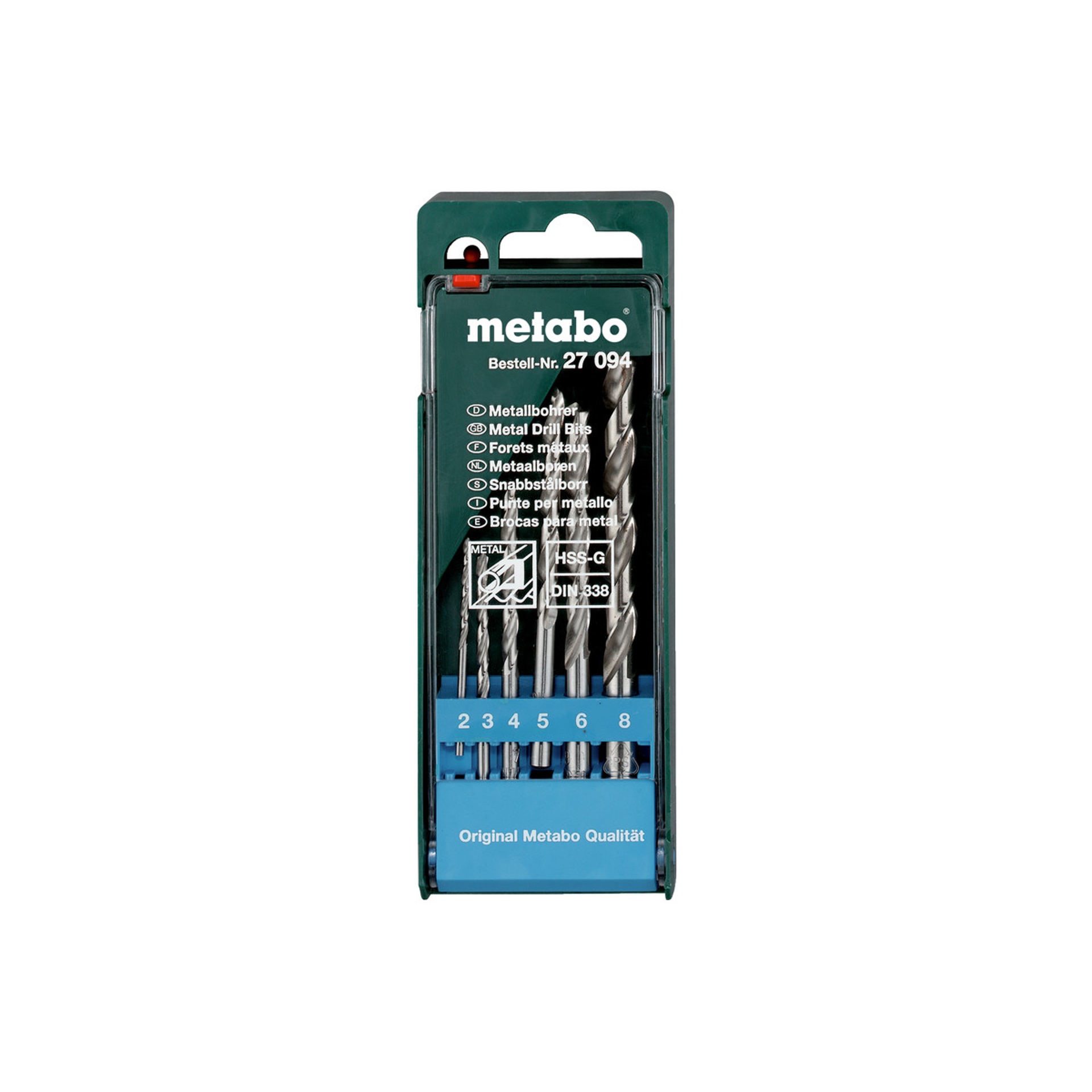 METABO 27094 Jogo 6 Brocas Hss METABO 27094 Jogo 6 Brocas Hss