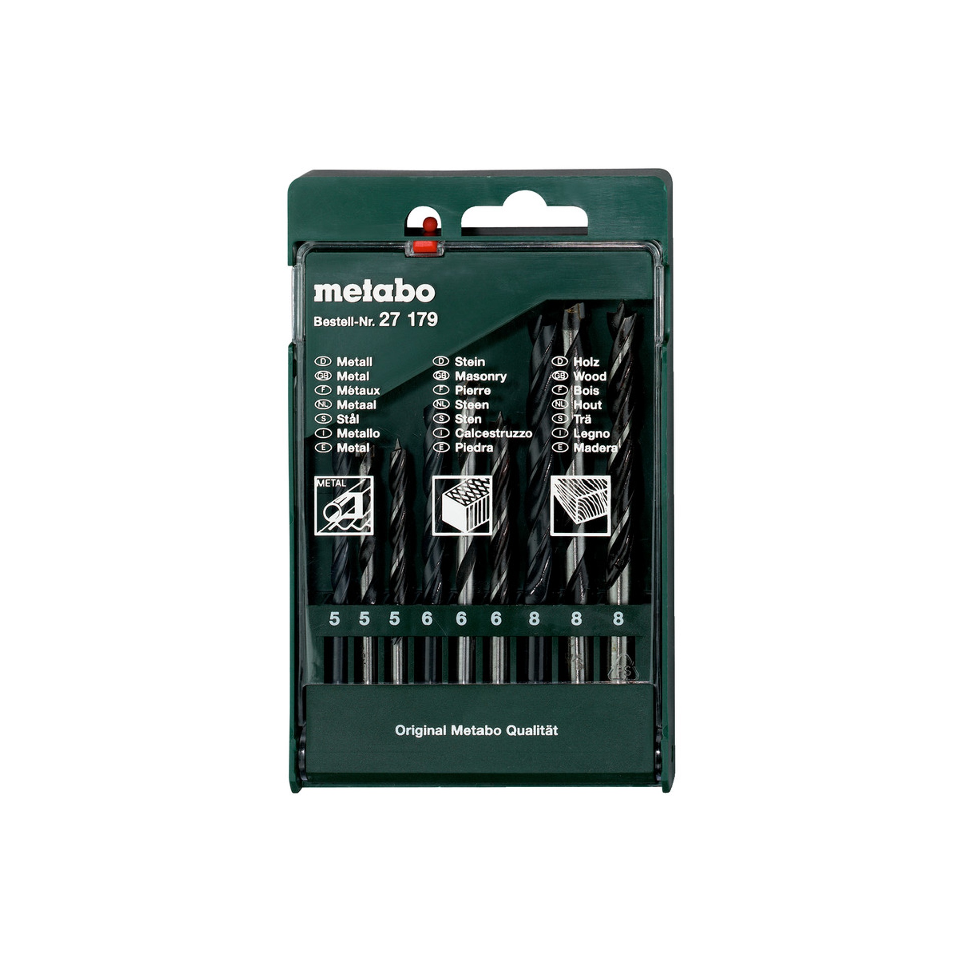 METABO 27179 Jg. 9 Brocas Hss METABO 27179 Jg. 9 Brocas Hss
