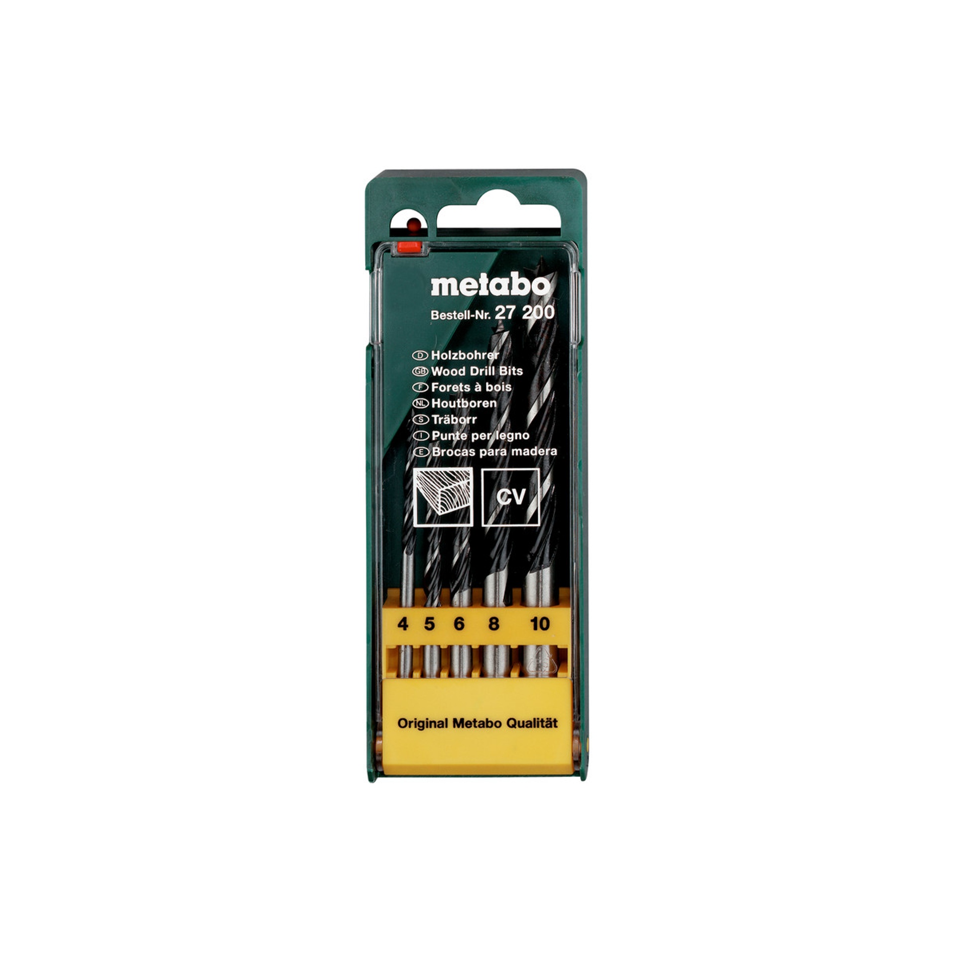 METABO 27200 Jg.5 Broc.Mad.Estojo Plast METABO 27200 Jg.5 Broc.Mad.Estojo Plast