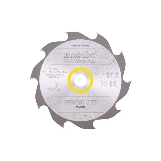 METABO 28002 Serra Circular 160X20 10Wz