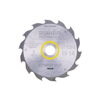 METABO 28005 Serra Circular 190X30 14Z