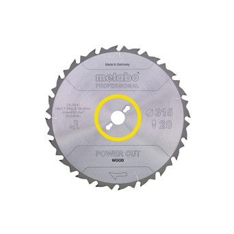 METABO 28015 Serra Circular 315X30 20Wz