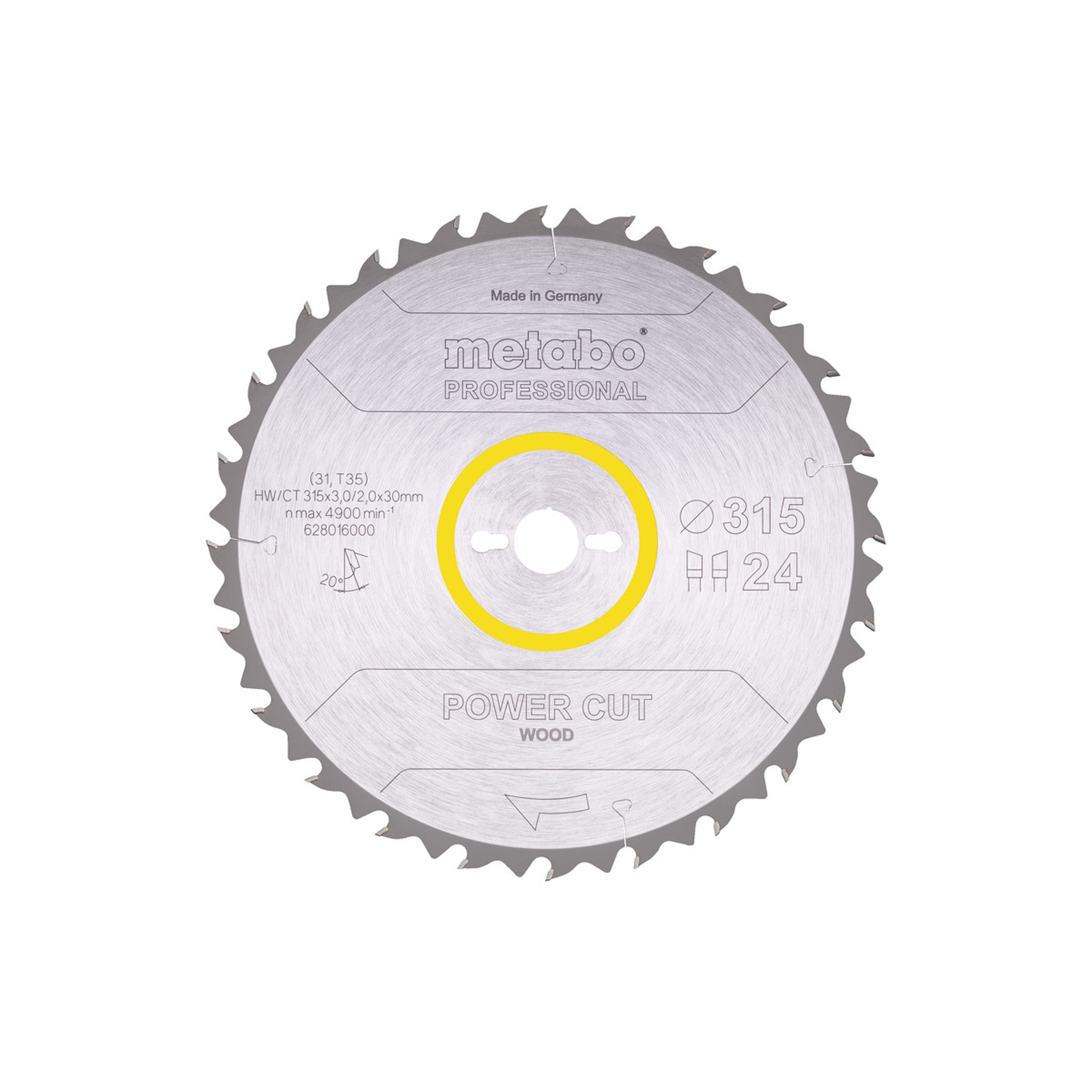 METABO 28016 Serra Circular 315X30 24Wz METABO 28016 Serra Circular 315X30 24Wz