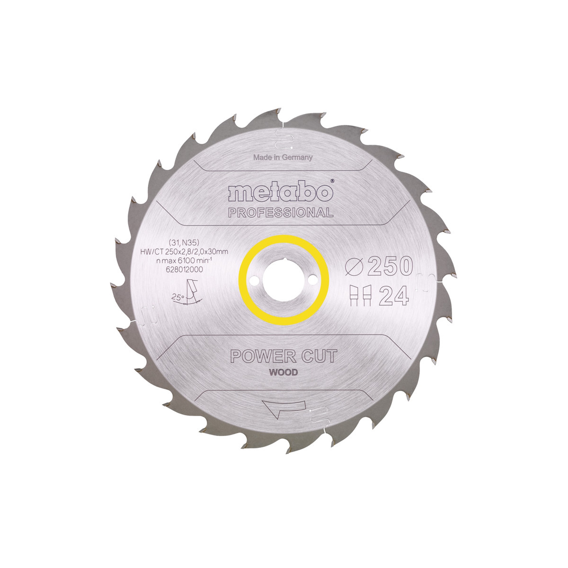 METABO 28012 Serra Circular 250X30, 24Wz METABO 28012 Serra Circular 250X30, 24Wz