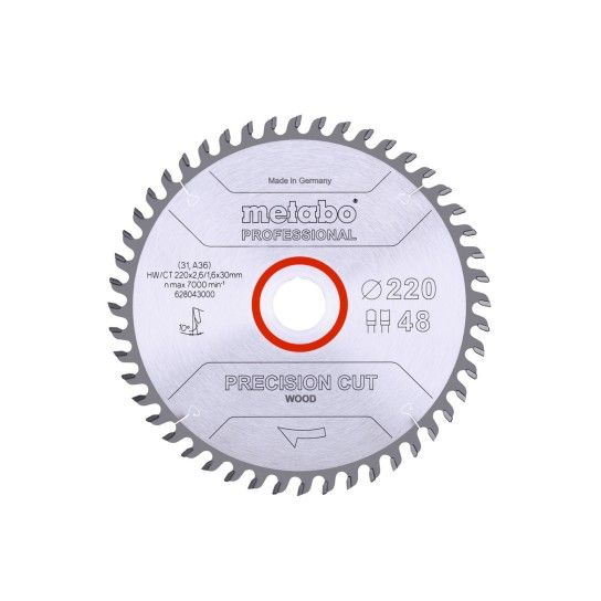 METABO 28043 Ser.Circular 220X3,0F30 48D