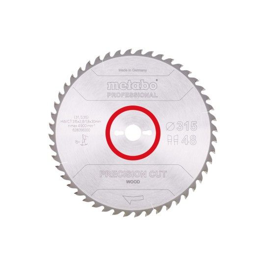 METABO 28056 Serra Circular 315X30, 48 Wz