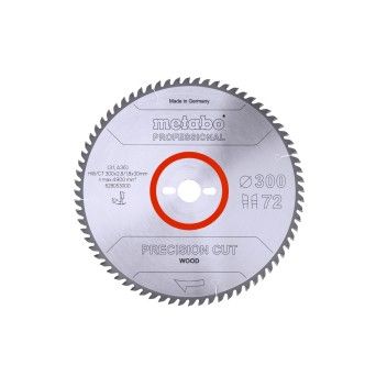 METABO 28053 Serra Circular 300X30, 72 Wz