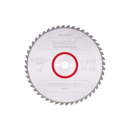METABO 28057 Serra Circular 315X30, 48 Wz