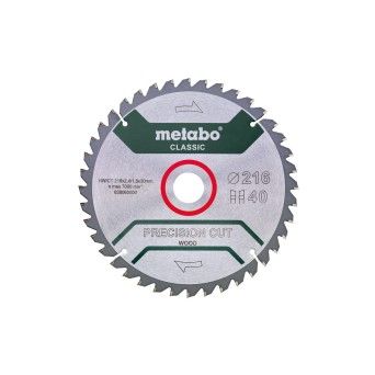 METABO 28060 Serra Circular 216X30, 40Wz