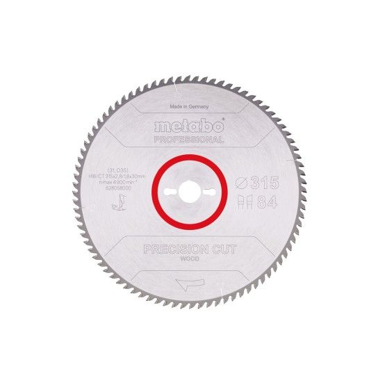 METABO 28058 Serra Circular 315X30, 84 Wz