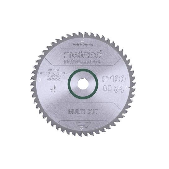 METABO 28076 Ser.Circular 190X2,6F20 54D