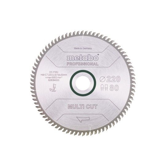 METABO 28084 Disco 220X2,6X80F30Mm METABO 28084 Disco 220X2,6X80F30Mm