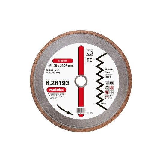 METABO 28193 Disco Diamantado 125X22,23Mm
