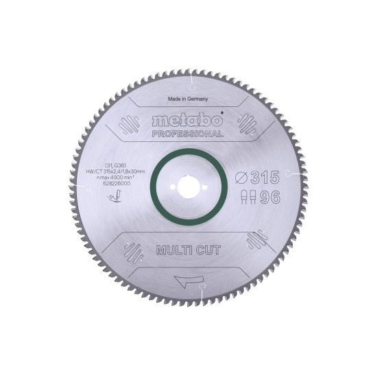METABO 28226 Serra Circular 315X2,4X30X96D