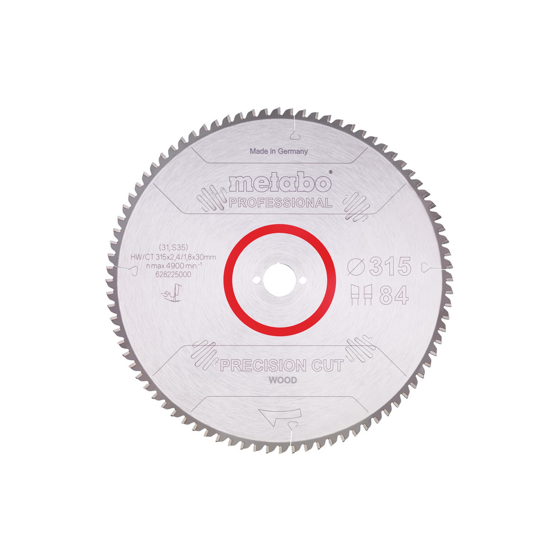 METABO 28225 Serra Circular 315X2,4X30X84D METABO 28225 Serra Circular 315X2,4X30X84D