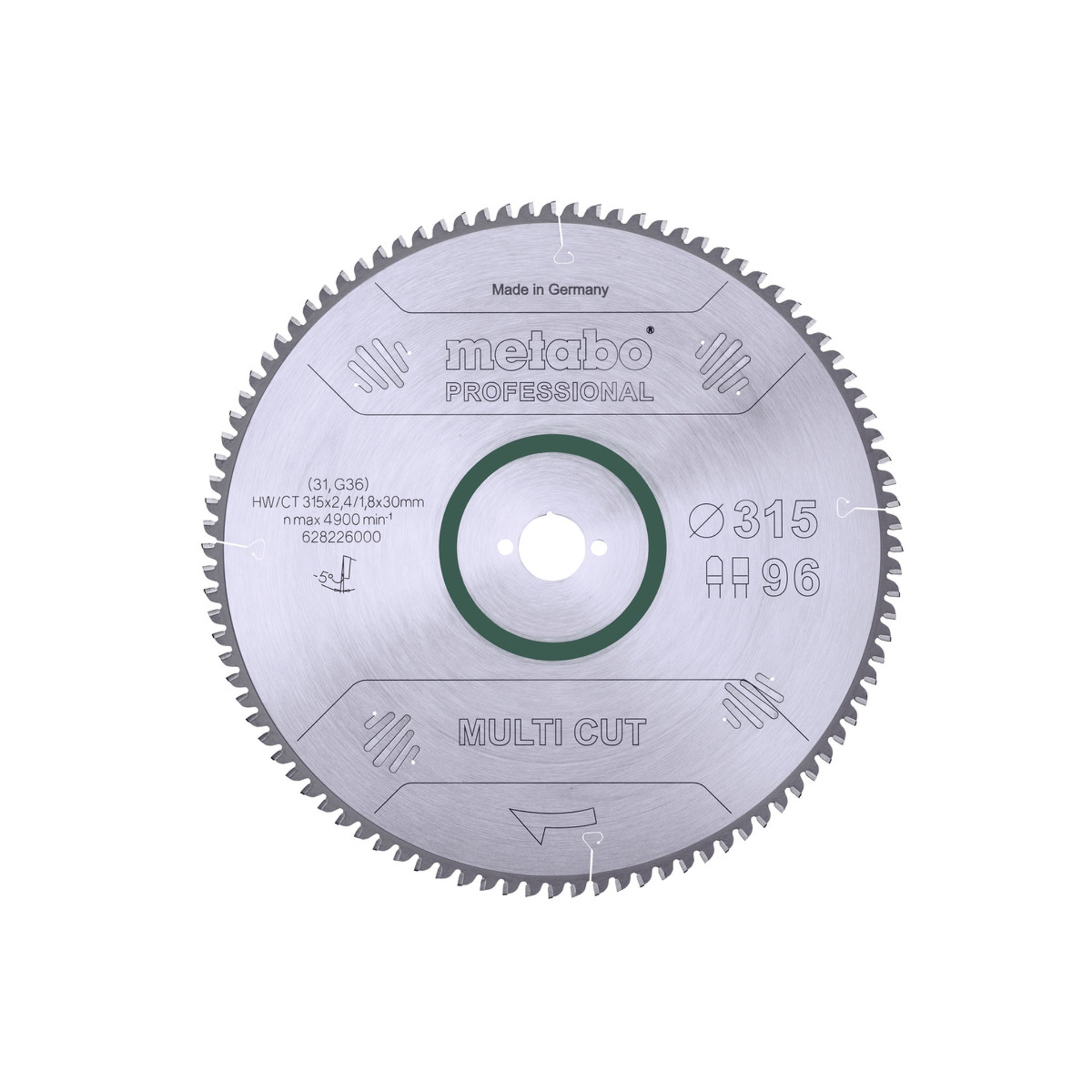 METABO 28226 Serra Circular 315X2,4X30X96D METABO 28226 Serra Circular 315X2,4X30X96D