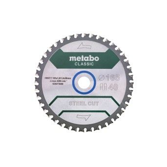 METABO 28273 Serra Circular 165X20 Z40 Wz