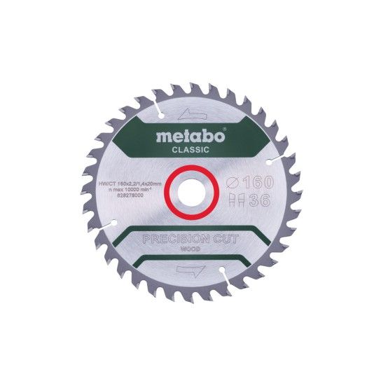 METABO 28278 MADEIRA Serra Classic 160X2,2X20 Z36 Wz
