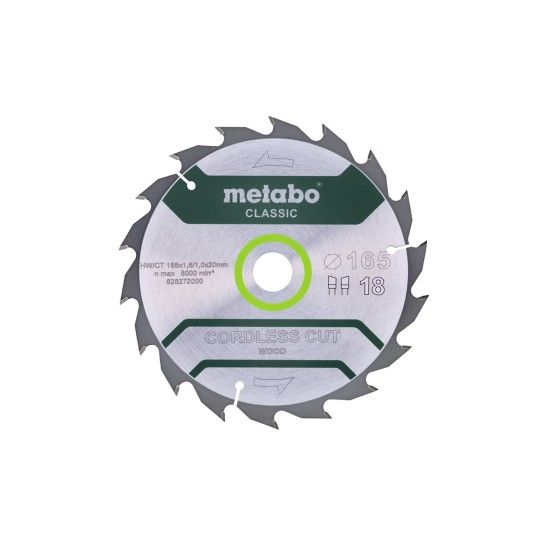 METABO 28272 Serra Circular  165X20, 18 Wz