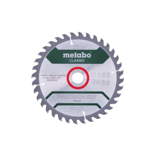 METABO 28281 MADEIRA Serra Classic 165X2,2X20 Z36 Wz