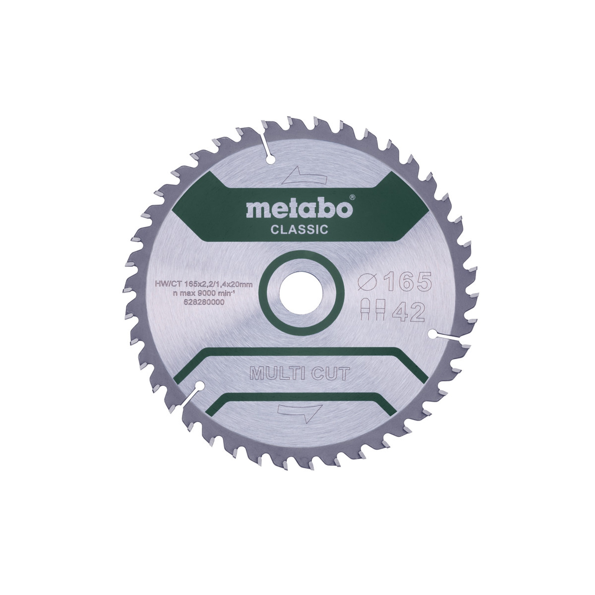 METABO 28280 MADEIRA Serra Classic 165X2,2X20 Z42 Fz/Tz METABO 28280 MADEIRA Serra Classic 165X2,2X20 Z42 Fz/Tz