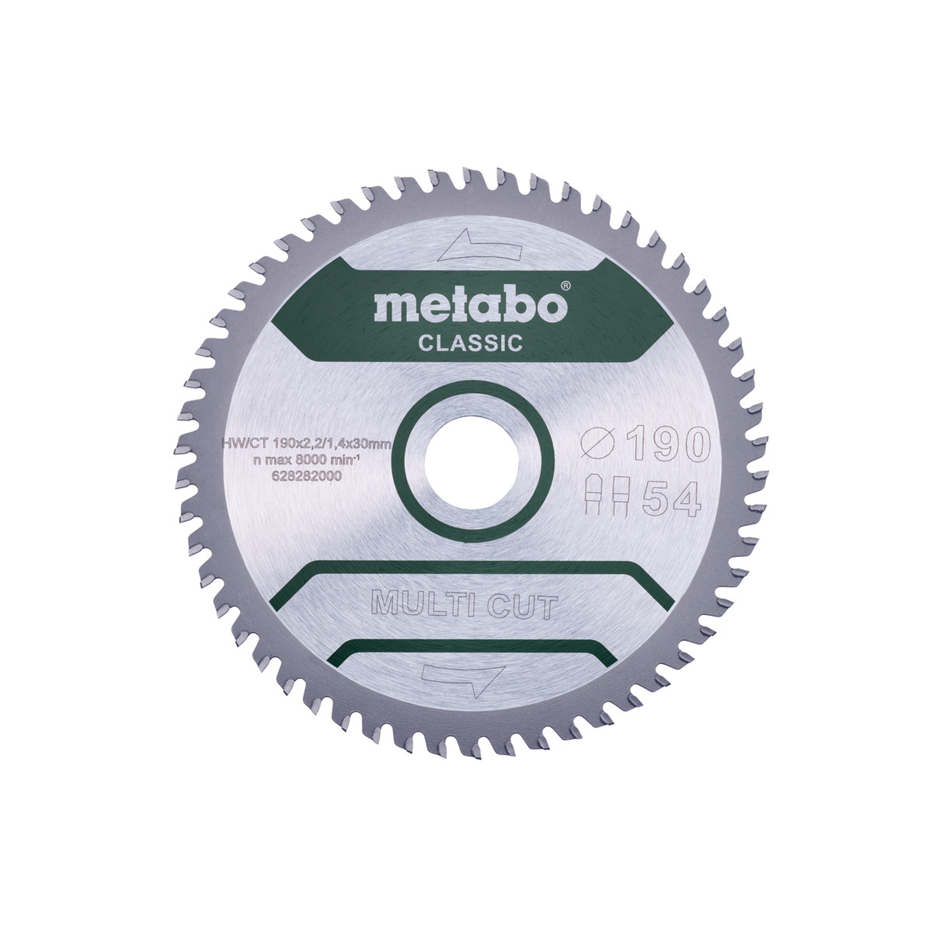 METABO 28282 MADEIRA Serra Classic 190X2,2X30 Z54 Fz/Tz METABO 28282 MADEIRA Serra Classic 190X2,2X30 Z54 Fz/Tz