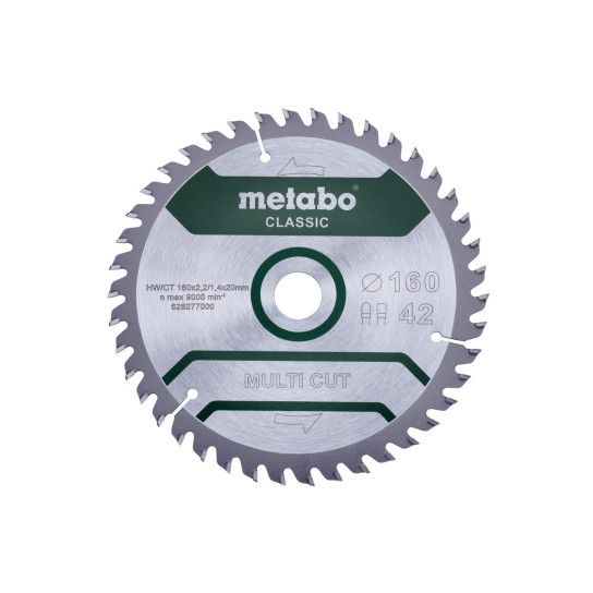 METABO 28277 MADEIRA Serra Classic 160X2,2X20 Z42 Fz/Tz
