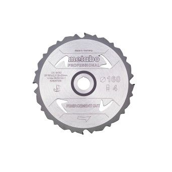 METABO 28287 FIBROCIMENTO Serra Prof 160X2,2X20 Z4 Dfz