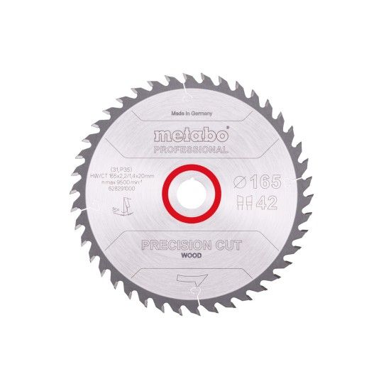 METABO 28291 MADEIRA Serra Prof 165X20 42Wz 15