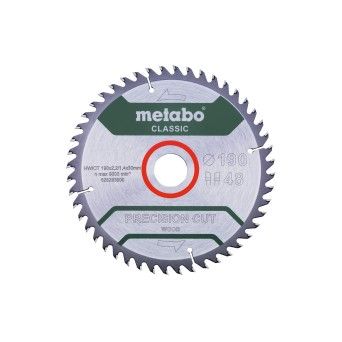 METABO 28283 MADEIRA Serra Classic 190X2,2X20 Z48 Wz