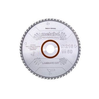 METABO 28442 LAMINADO Serra Prof 216X2,4X30 Z60 Fz/Tz